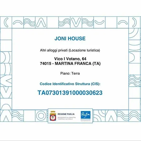 Jonihouse בית נופש מרטינה פרנקה